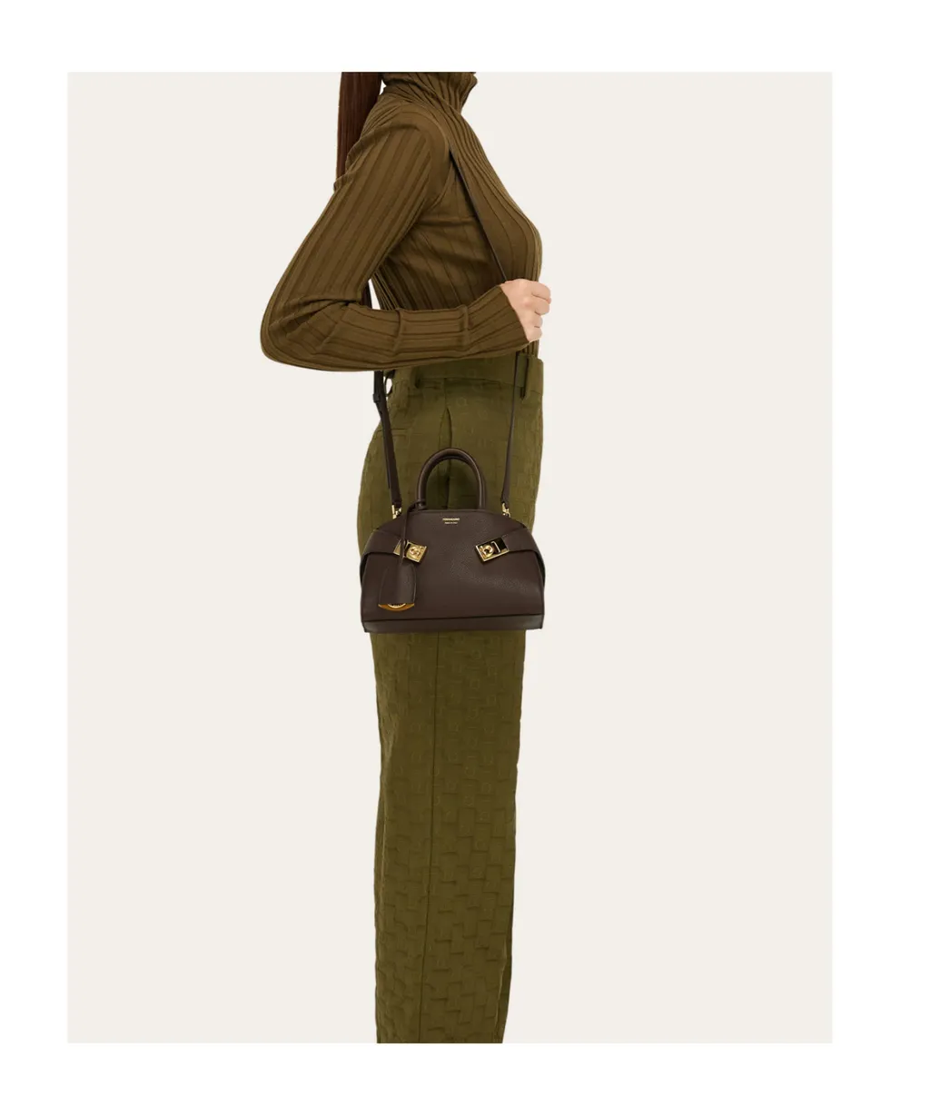 Ferragamo Mini Hug Top Handle Bag