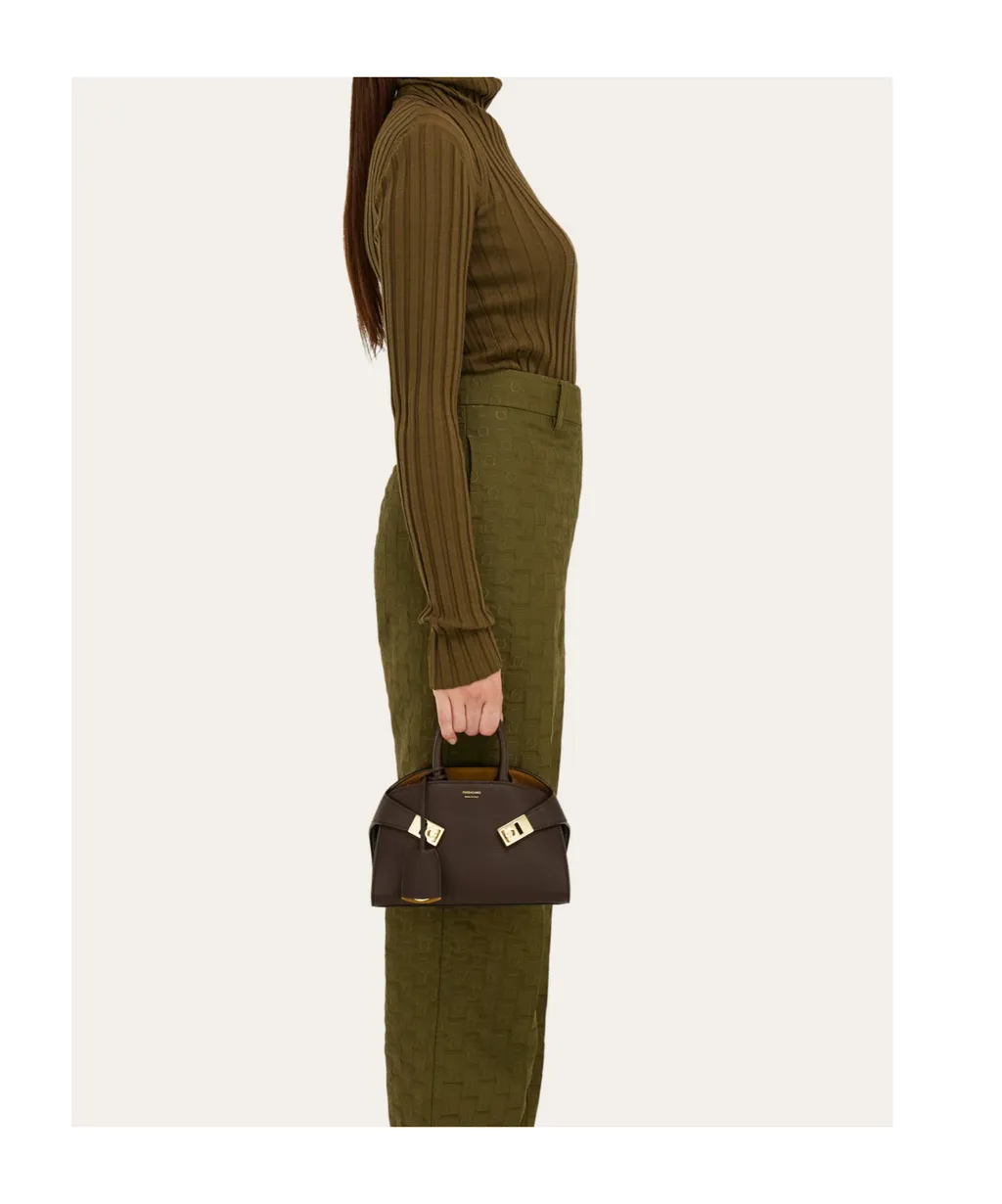 Ferragamo Mini Hug Top Handle Bag