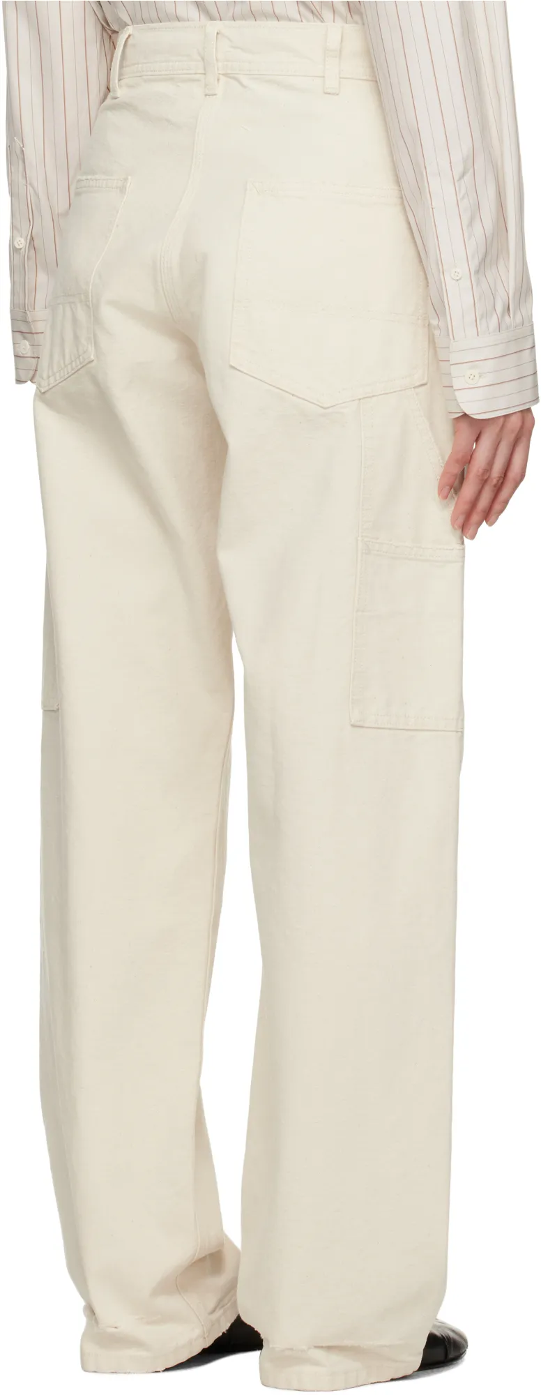 Maison Margiela Toile Straight-Leg Cargo Trousers