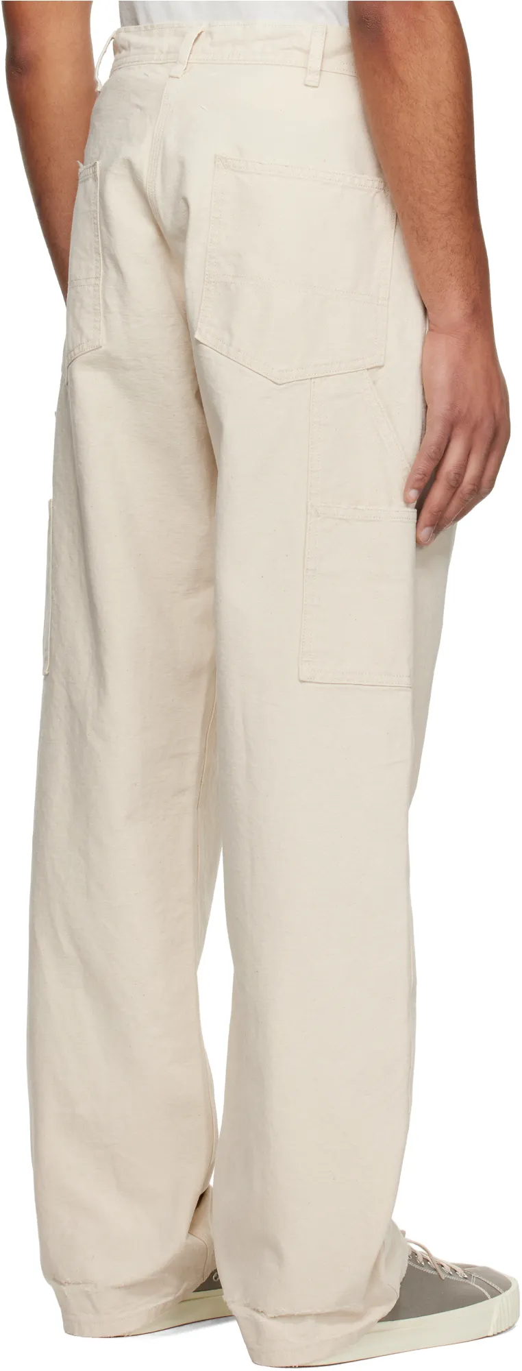 Maison Margiela Toile Straight-Leg Cargo Trousers
