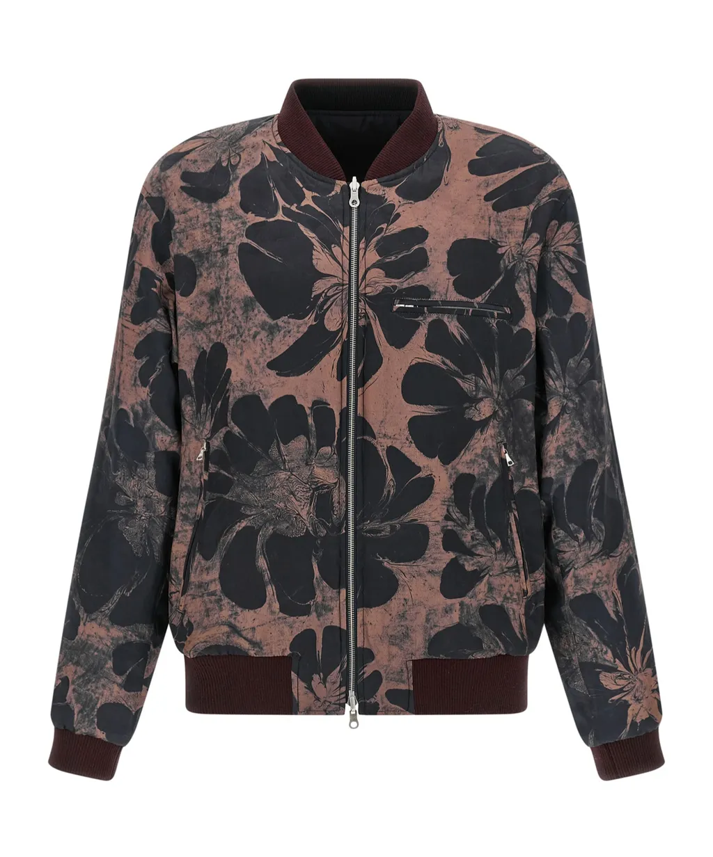 Dries Van Noten Zip-Up Reversible Bomber Jacket