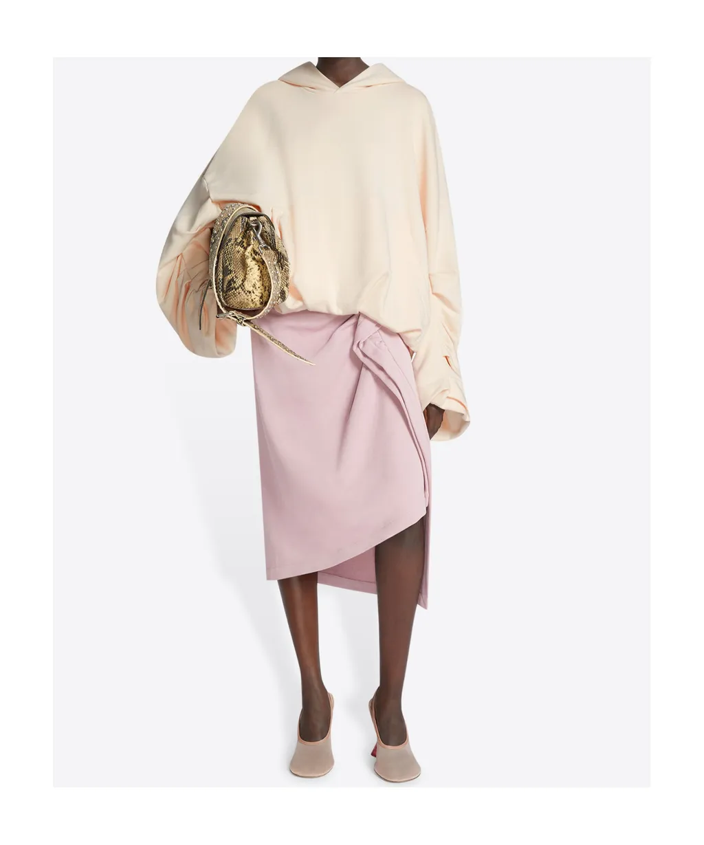 Dries Van Noten Long-Sleeved Draped Hoodie