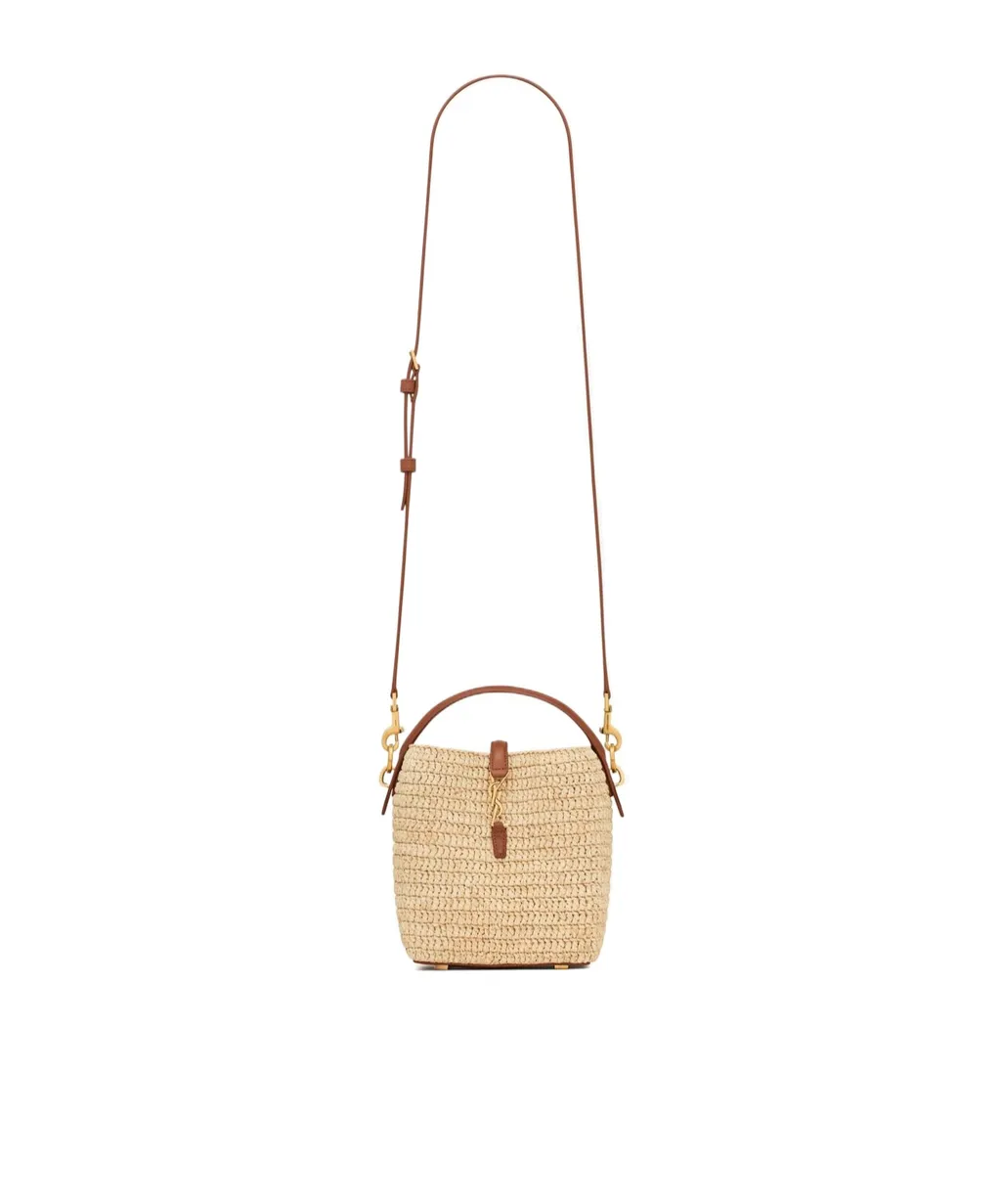 Saint Laurent Le 37 Logo Plaque Mini Tote Bag