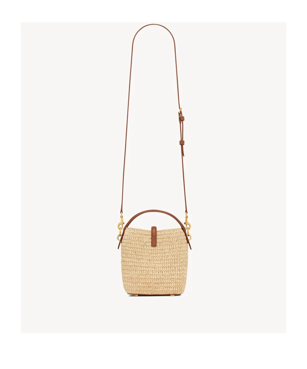 Saint Laurent Le 37 Logo Plaque Mini Tote Bag