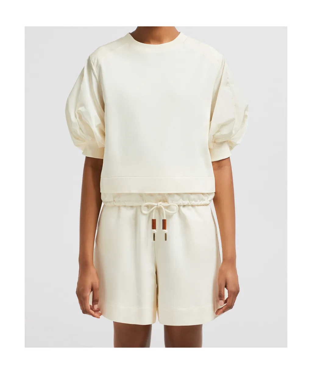 Moncler Puff Sleeve T-Shirt