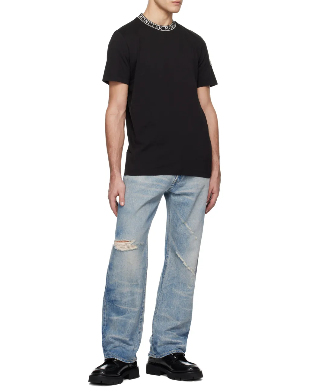 Moncler Logo Detailed Crewneck T-Shirt