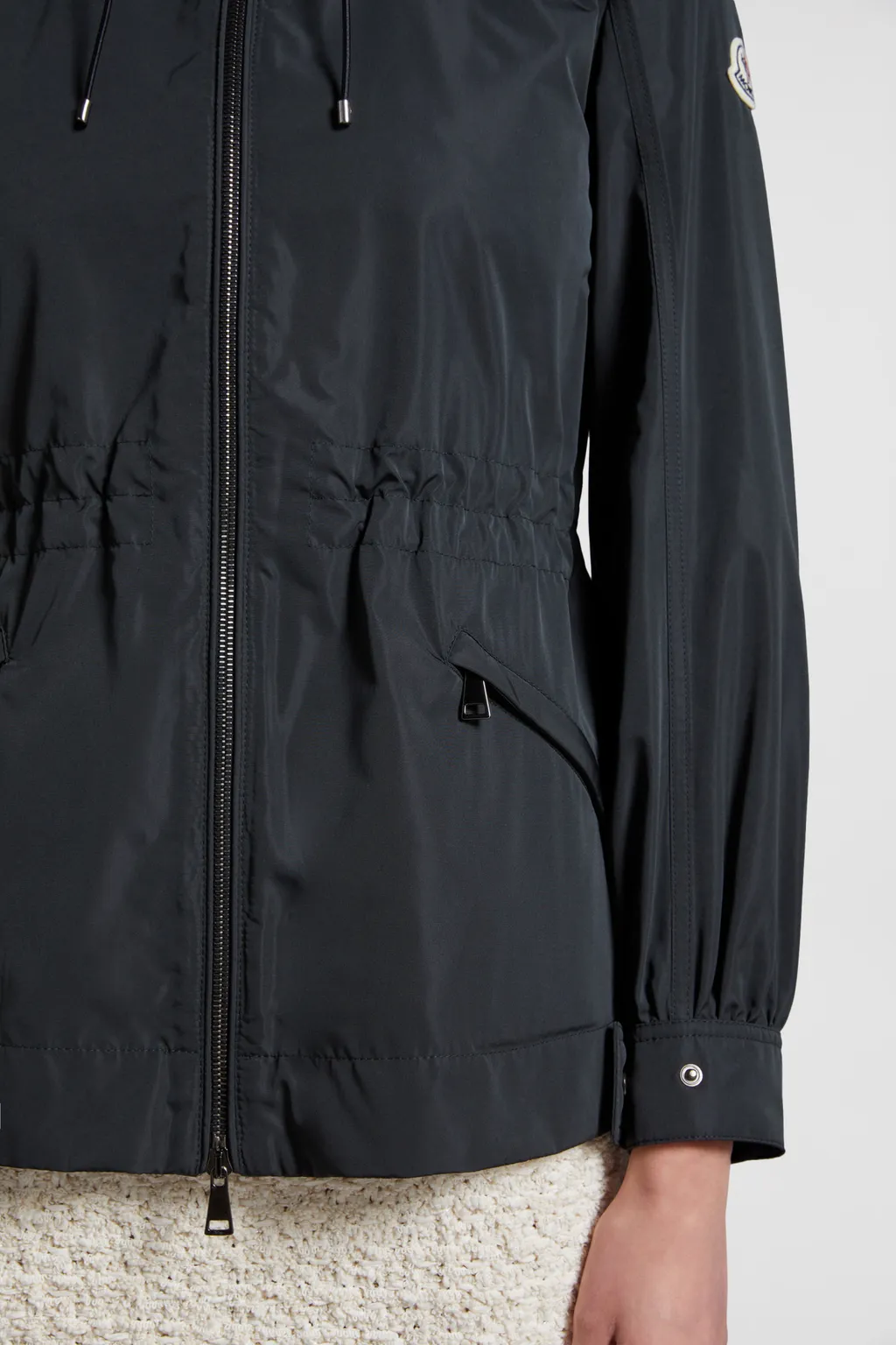 Moncler Enet Zip-Up Hooded Parka