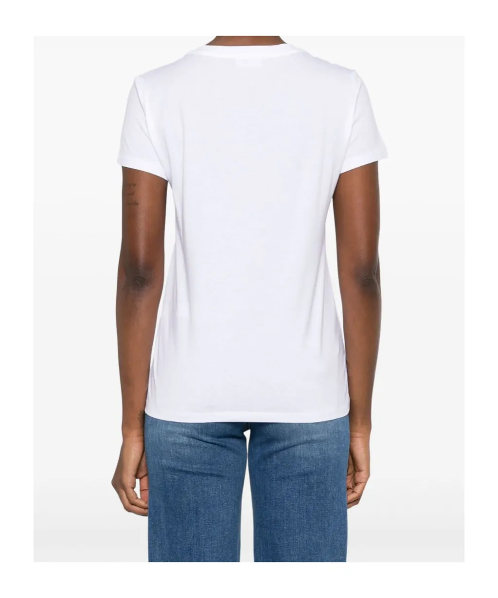 Liu Jo Logo Embellished Crewneck T-Shirt