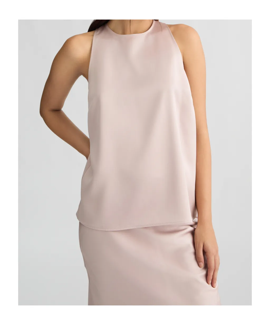 Liu Jo Sleeveless Satin Top