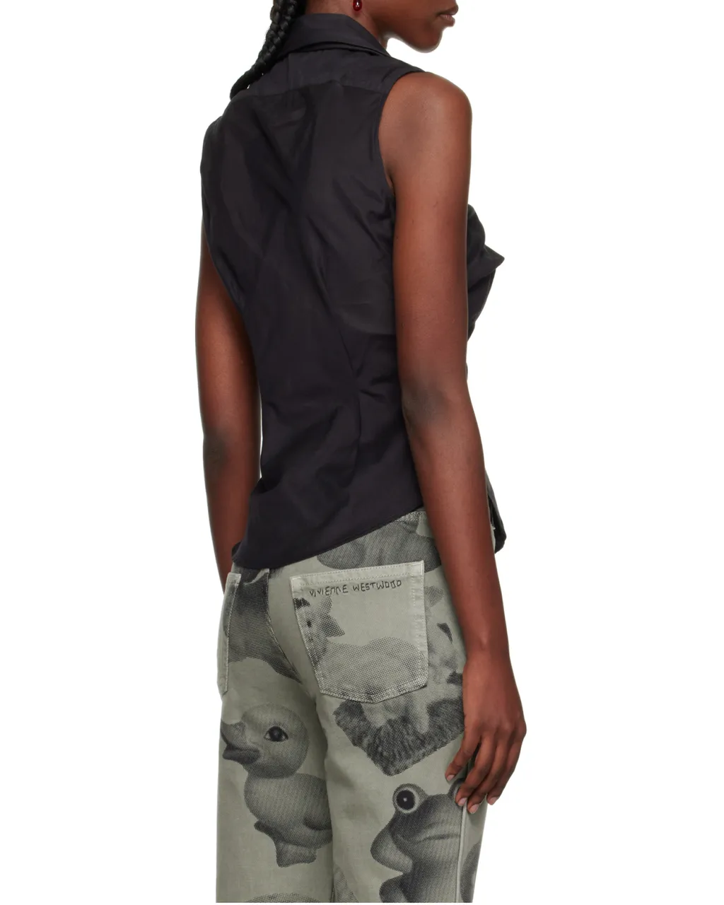Vivienne Westwood Orb Embroidered Drunknen Shirt