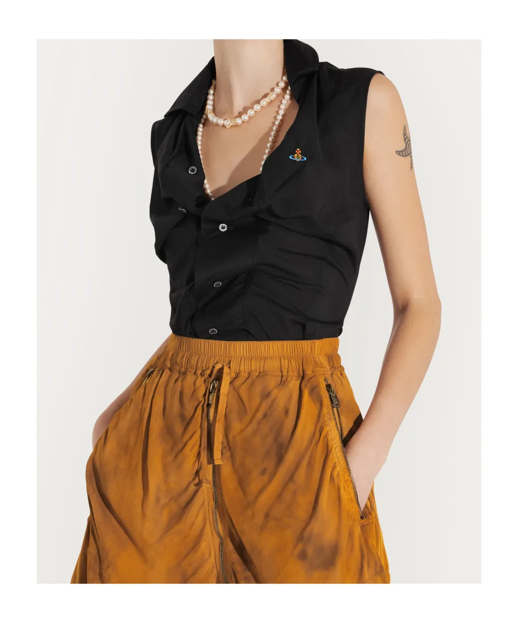 Vivienne Westwood Orb Embroidered Drunknen Shirt