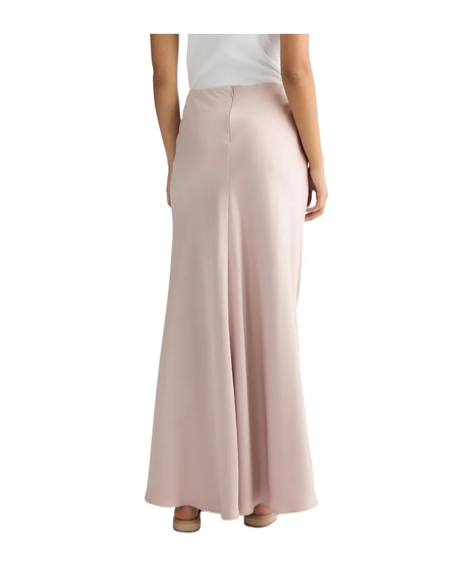 Liu Jo Zipped Satin Maxi Skirt