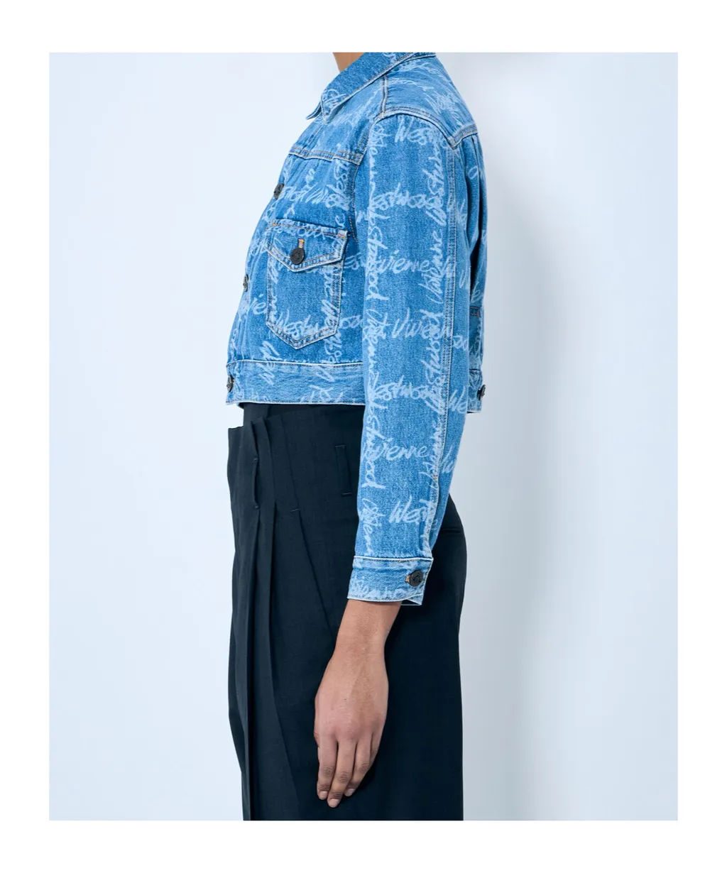Vivienne Westwood Marlene Cropped Denim Jacket