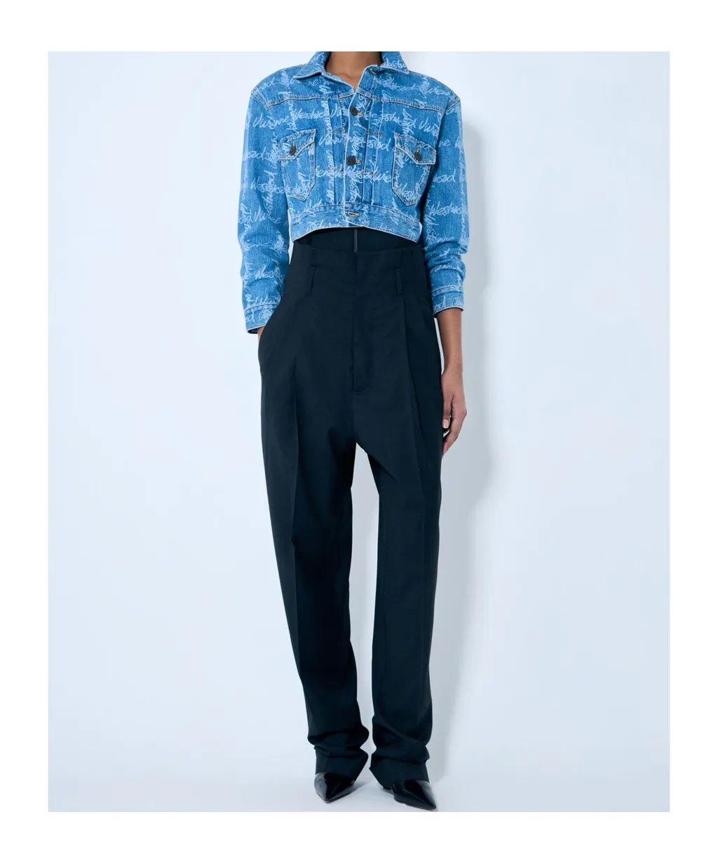 Vivienne Westwood Marlene Cropped Denim Jacket