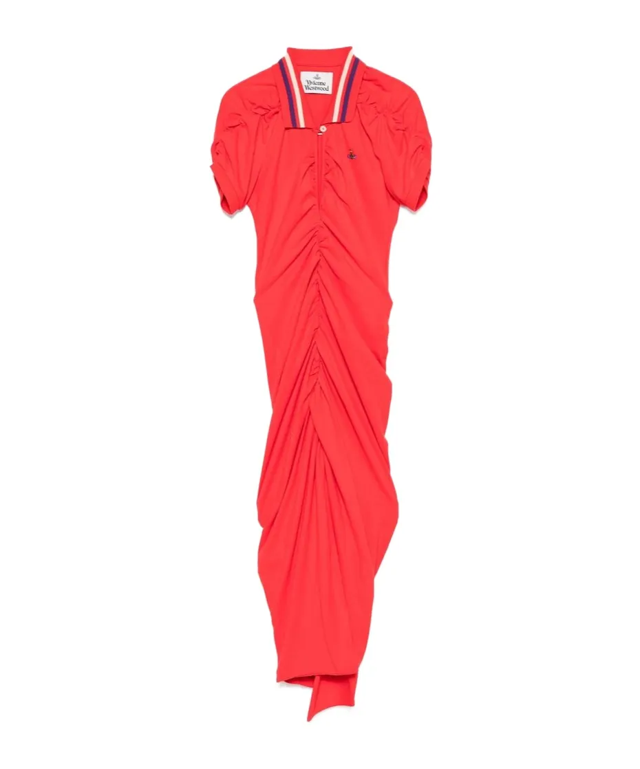 Vivienne Westwood Pulling Ruched Midi Dress