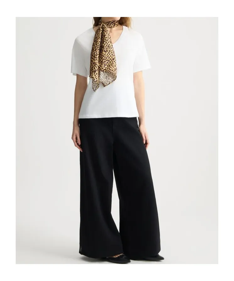Liu Jo Foulard Printed Detailed T-Shirt