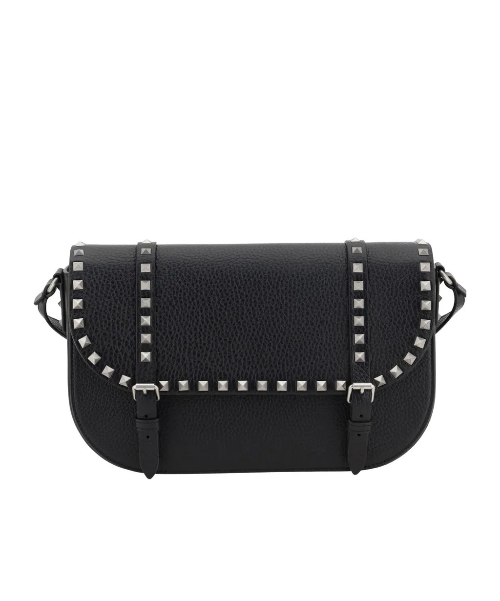 Valentino Garavani Rockstud Foldover Top Shoulder Bag
