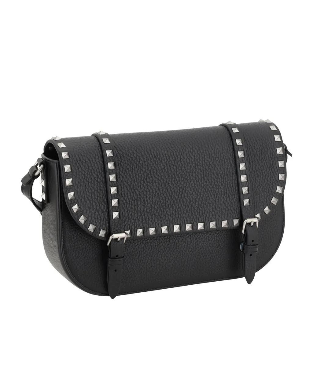 Valentino Garavani Rockstud Foldover Top Shoulder Bag