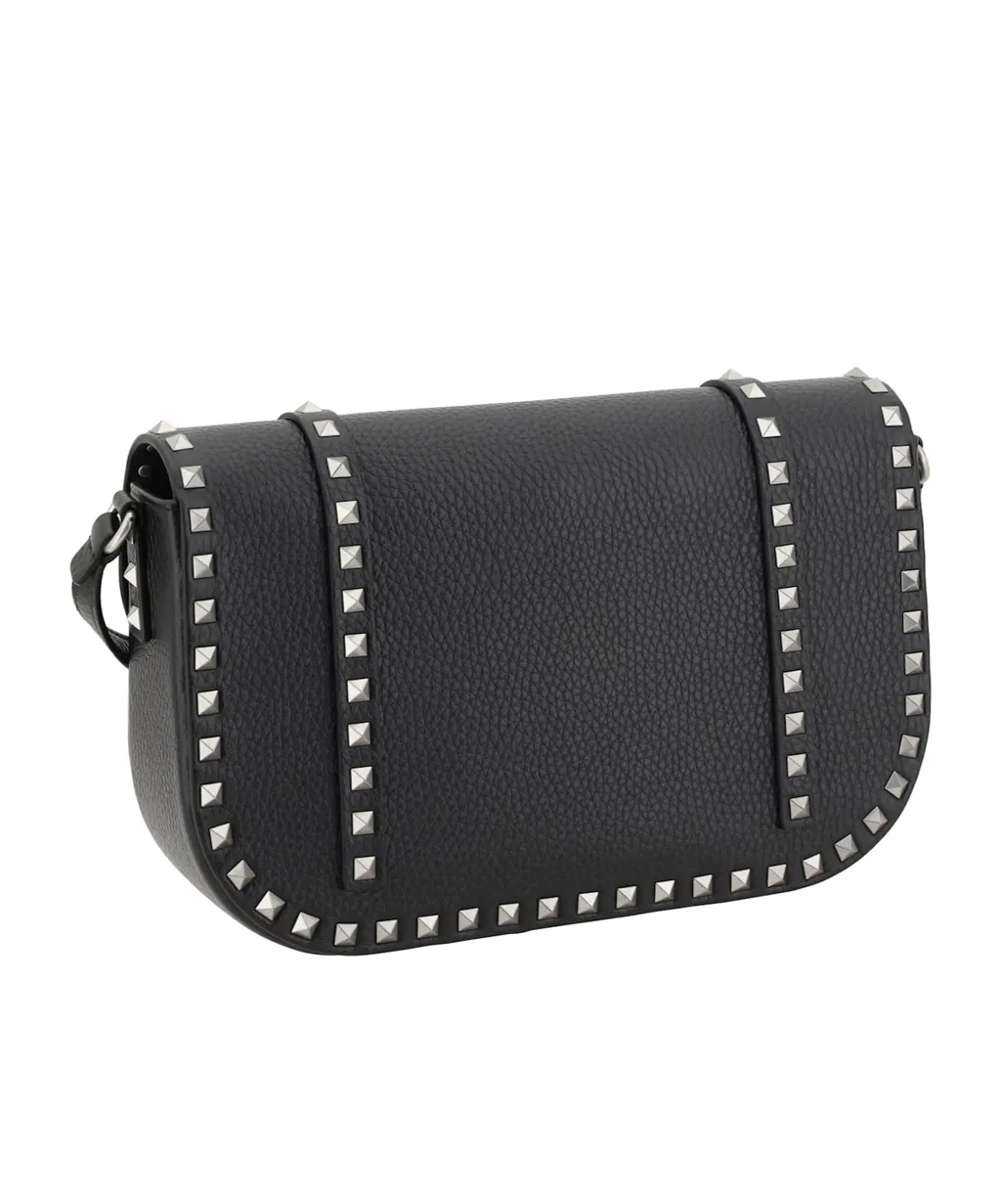 Valentino Garavani Rockstud Foldover Top Shoulder Bag