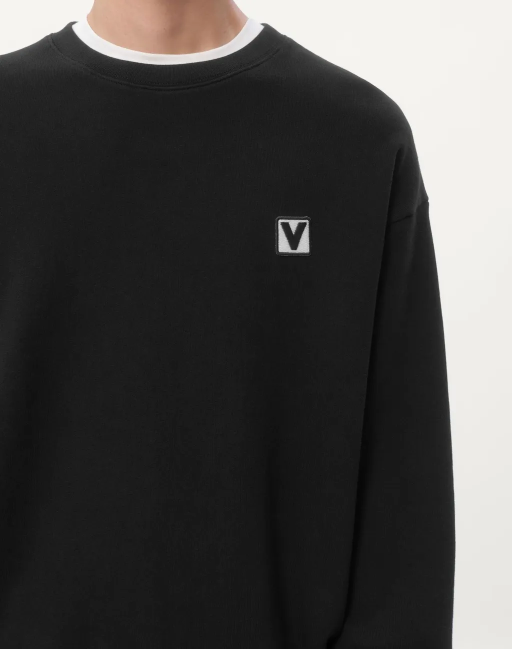 Valentino Logo Embroidered Crewneck Sweatshirt