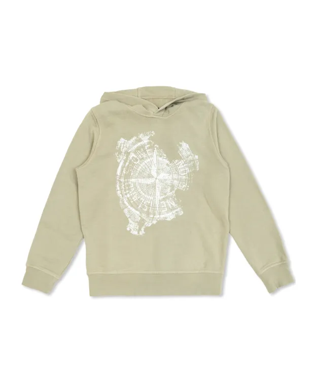 Stone Island Junior Logo-Printed Hoodie