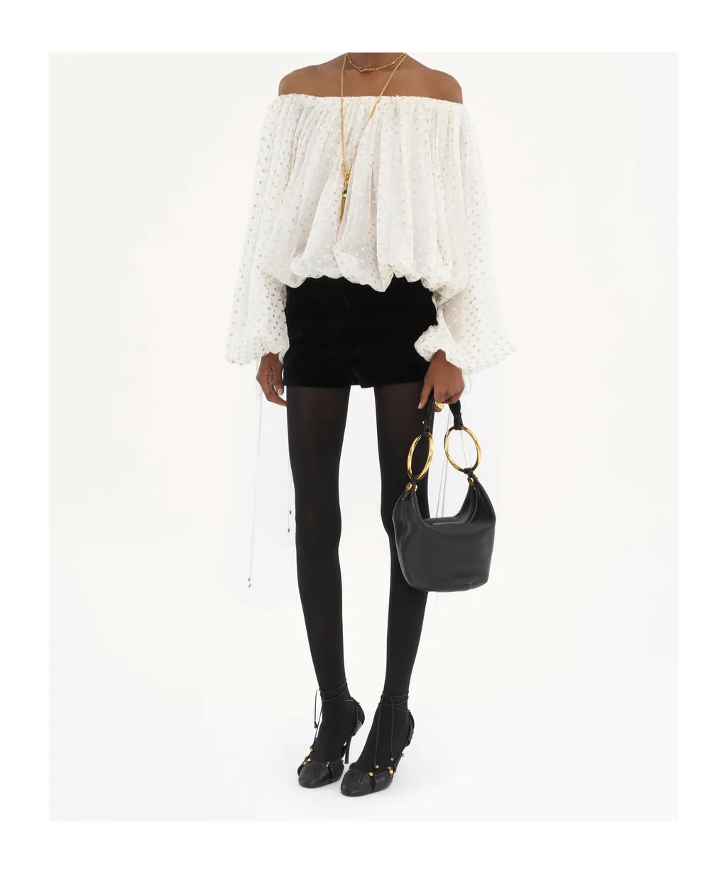 Chloé Tailored Velvet Mini Shorts