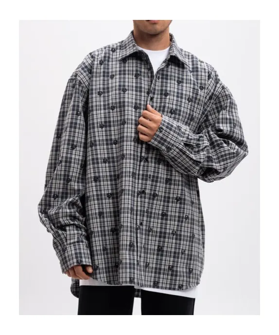 Lapel Long-Sleeved Shirt