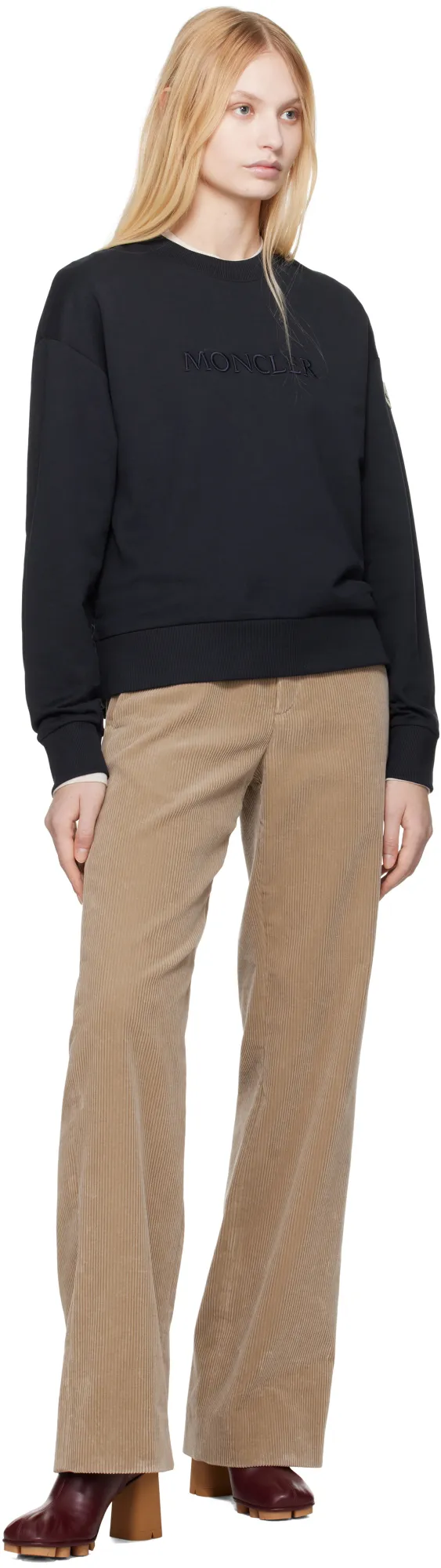 Moncler Logo Embroidered Crewneck Sweatshirt