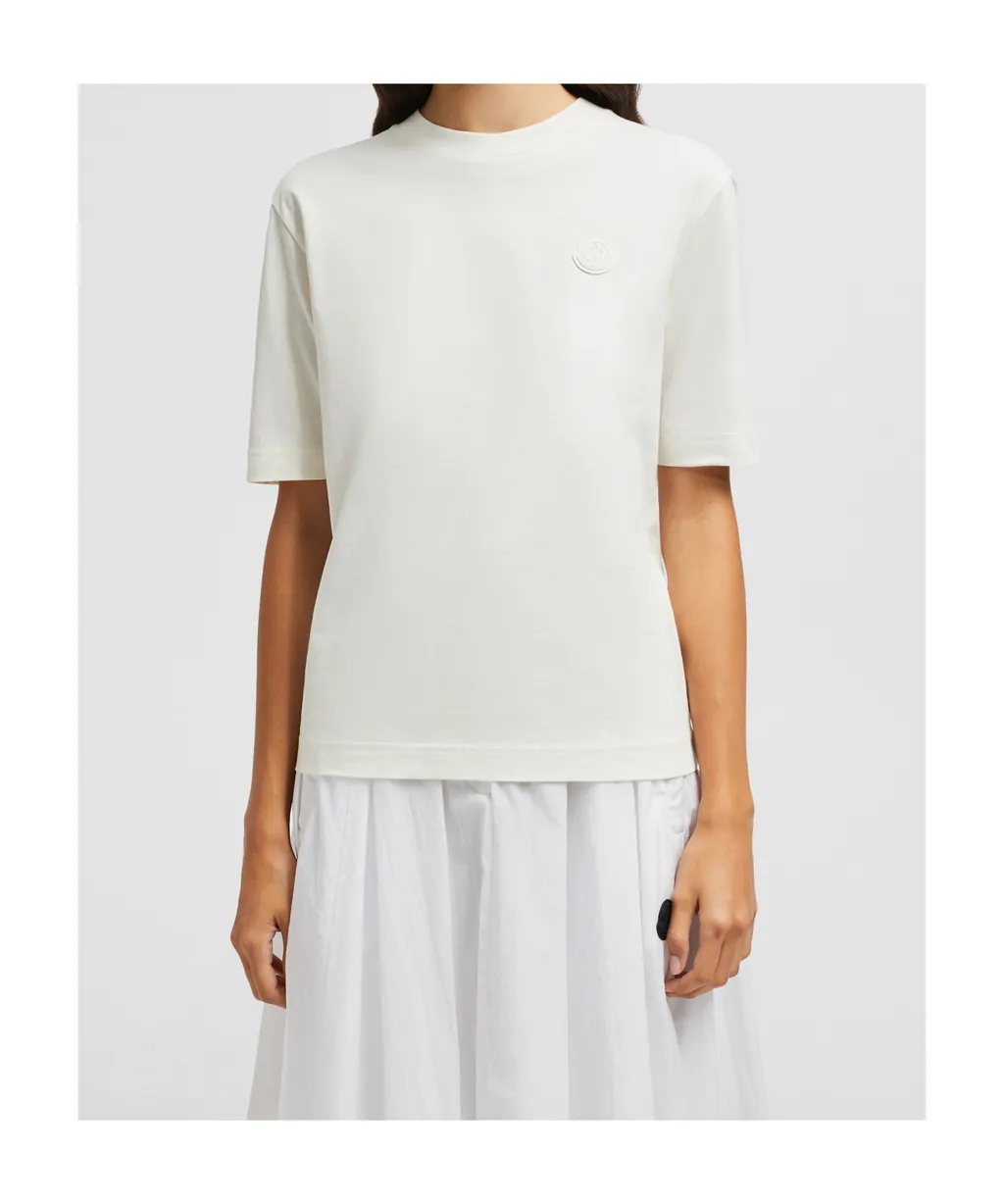 Moncler Silicone Logo Patch T-Shirt