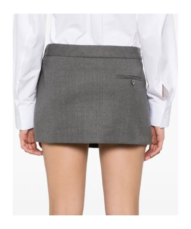 Dart-Detail Mini Skirt