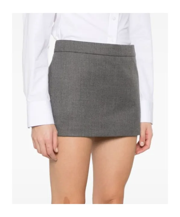 Dart-Detail Mini Skirt