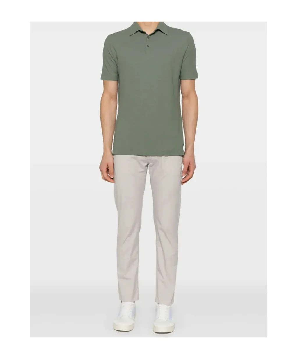 Zanone Short-Sleeved Polo Shirt