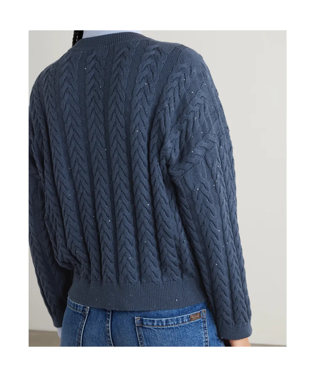 Brunello Cucinelli V-Neck Knitted Jumper
