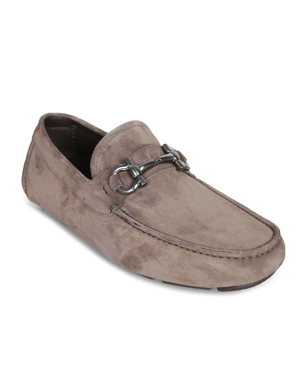 Ferragamo Gancini-Plaque Slip-On Loafers