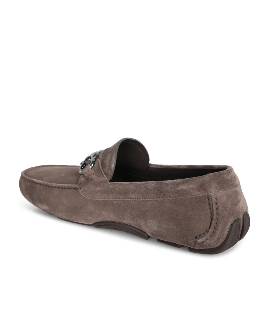 Ferragamo Gancini-Plaque Slip-On Loafers
