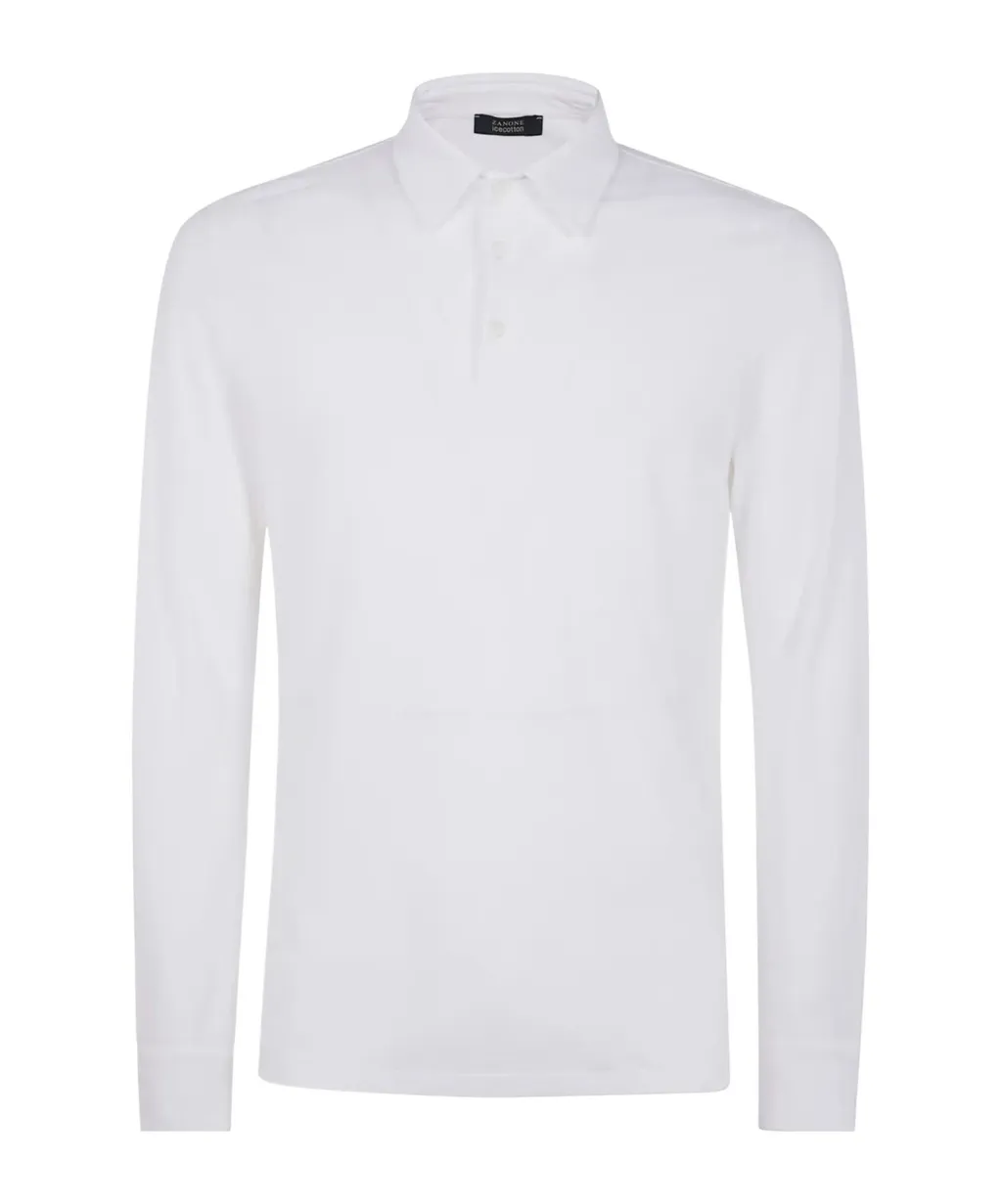 Zanone Long Sleeve Polo Shirt