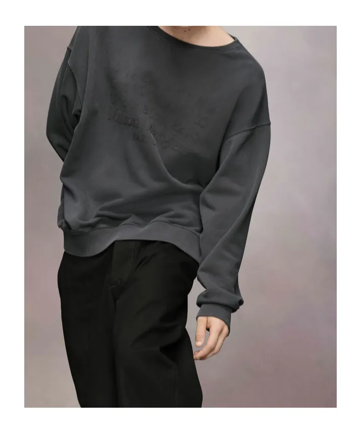 Maison Margiela Numbers Motifed Crewneck Sweatshirt
