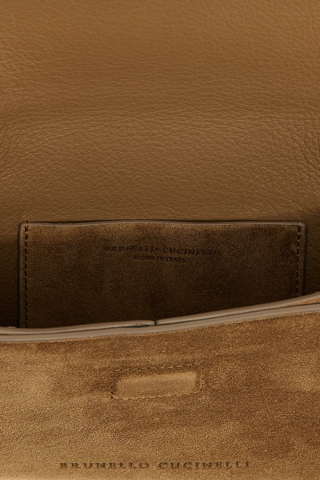 Brunello Cucinelli Logo Debossed Envelope Shoulder Bag