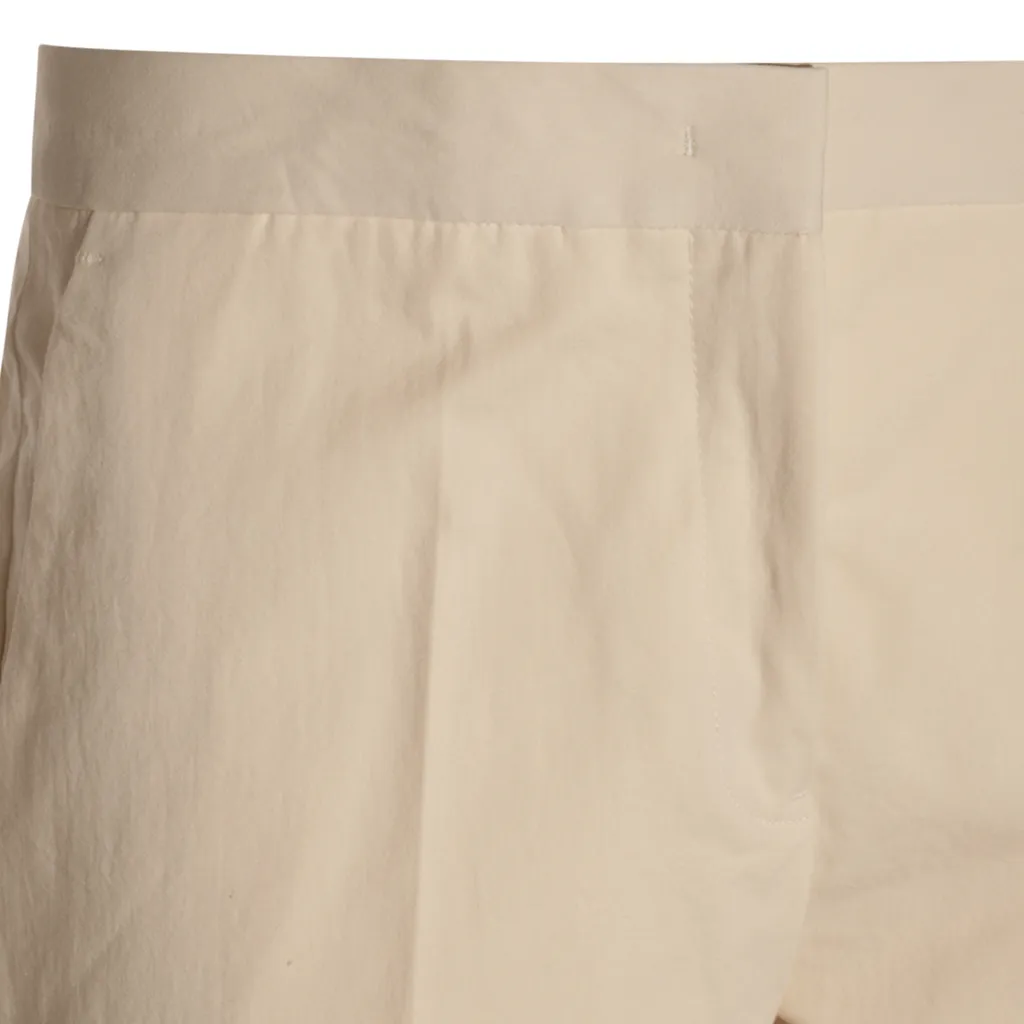 Tapered Cotton Trousers