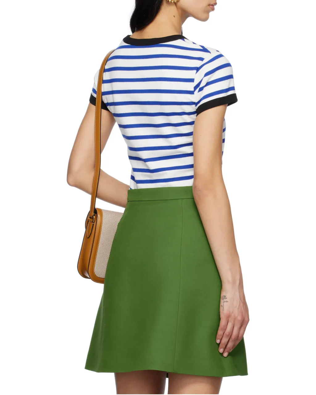 Valentino Striped Crewneck T-Shirt