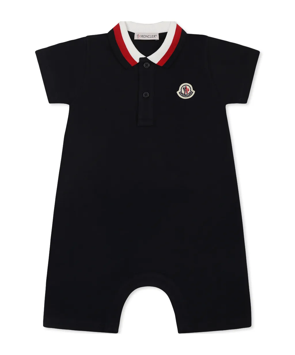 Short-Sleeved One-Piece Suit