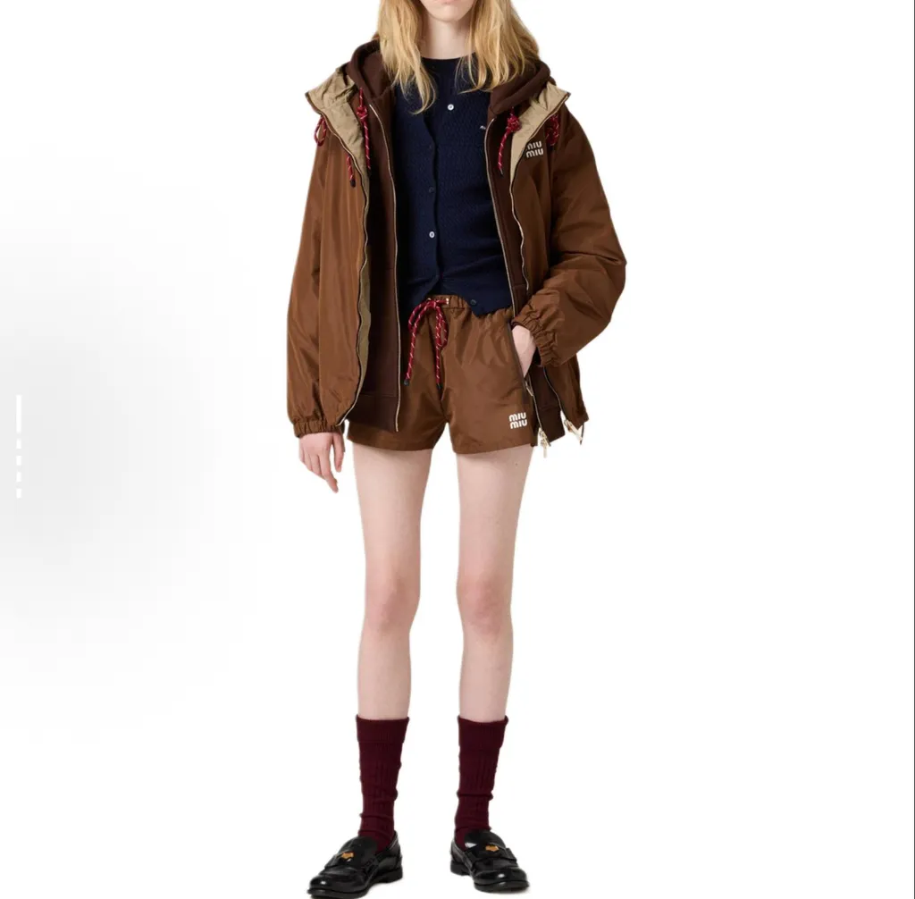 Miu Miu Technical Drawstring Shorts
