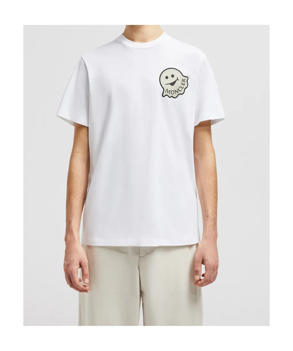 Cartoon Logo Cotton T-Shirt
