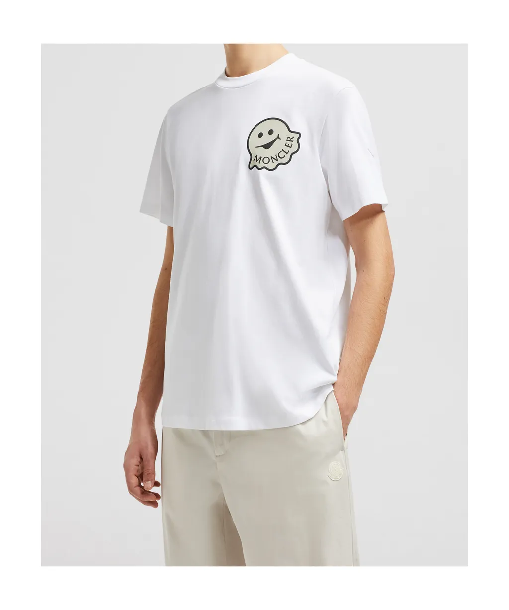 Cartoon Logo Cotton T-Shirt