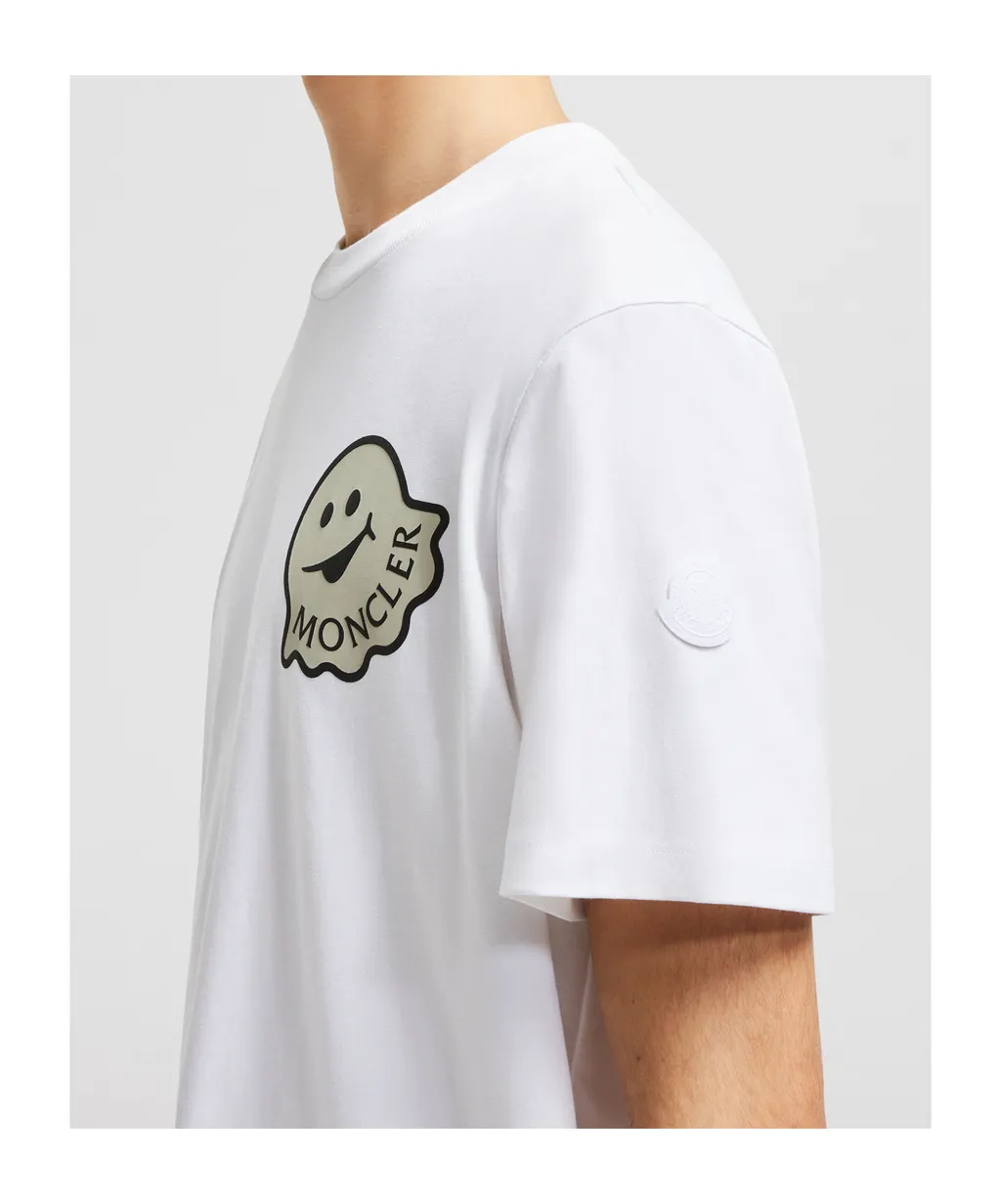 Cartoon Logo Cotton T-Shirt