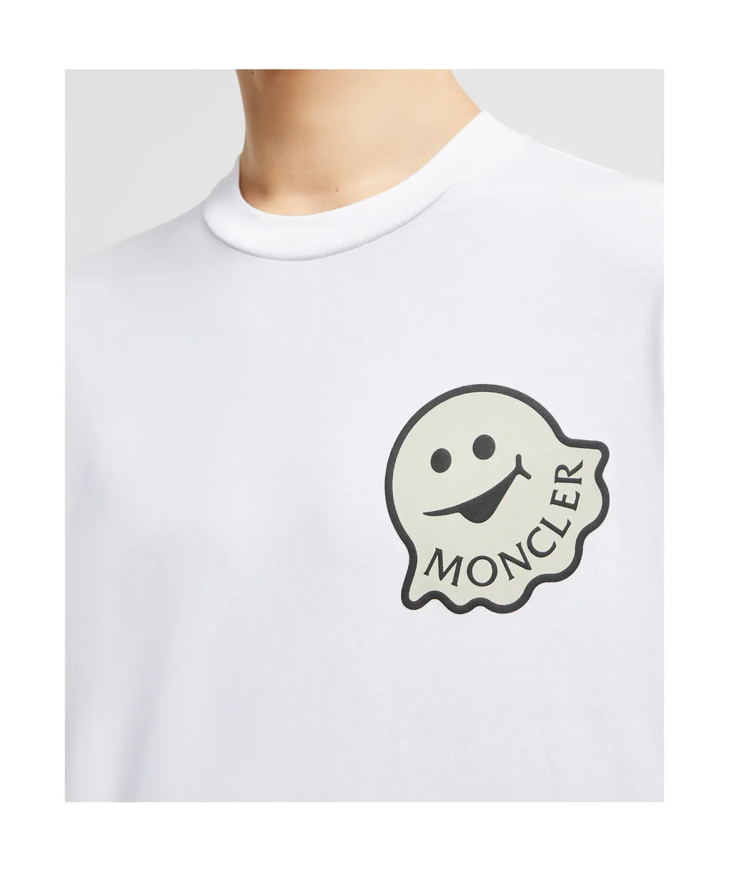 Cartoon Logo Cotton T-Shirt