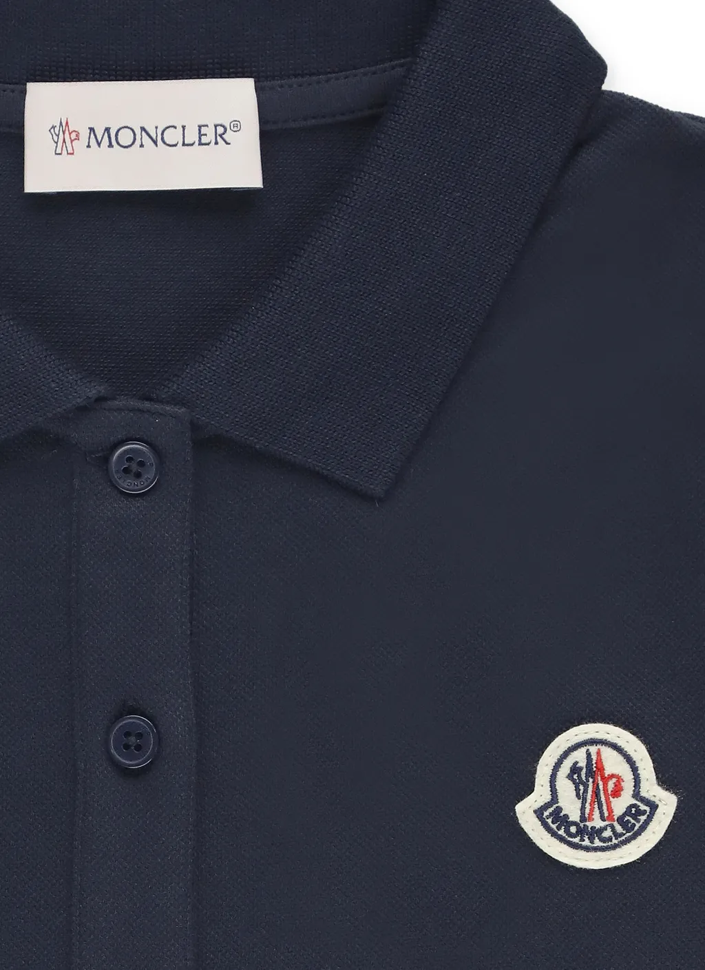 Moncler Enfant Piquet Polo Shirt Dress