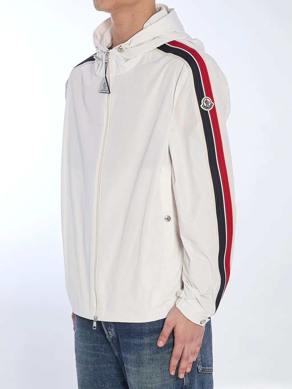 Moncler Zip-Up Hooded Jacket