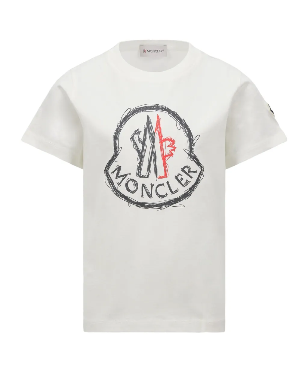 Moncler Enfant Scribble Logo T-Shirt