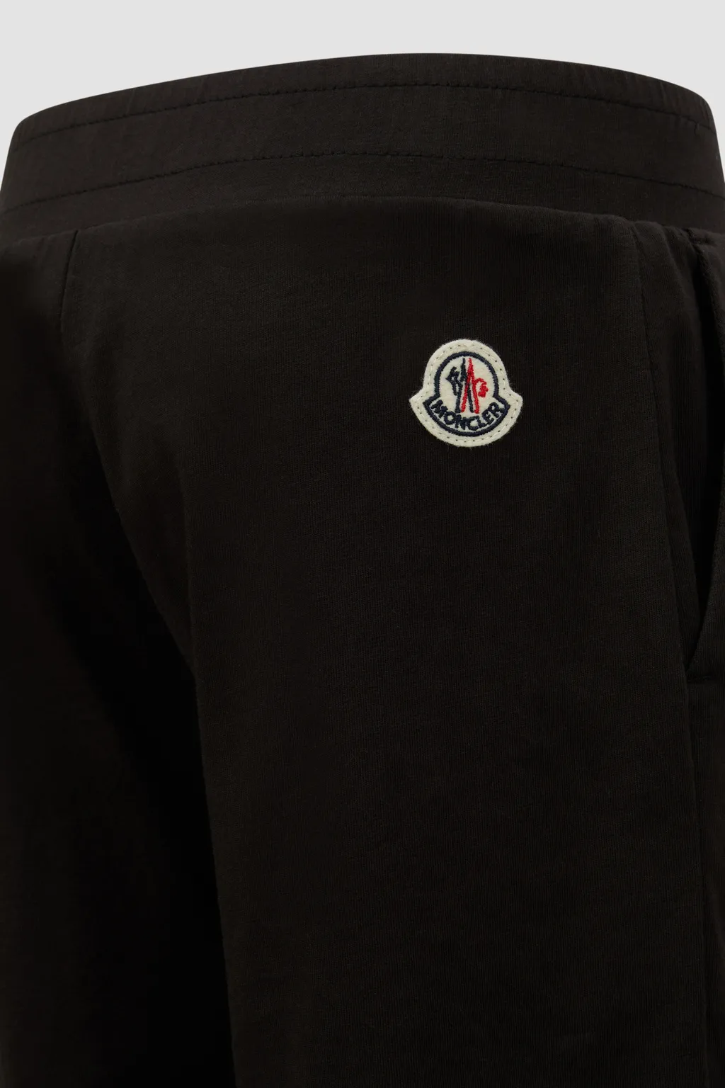 Moncler Enfant Logo Patch Bermuda Shorts